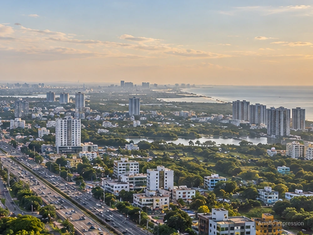 View from the tower — Sobha Wisteria